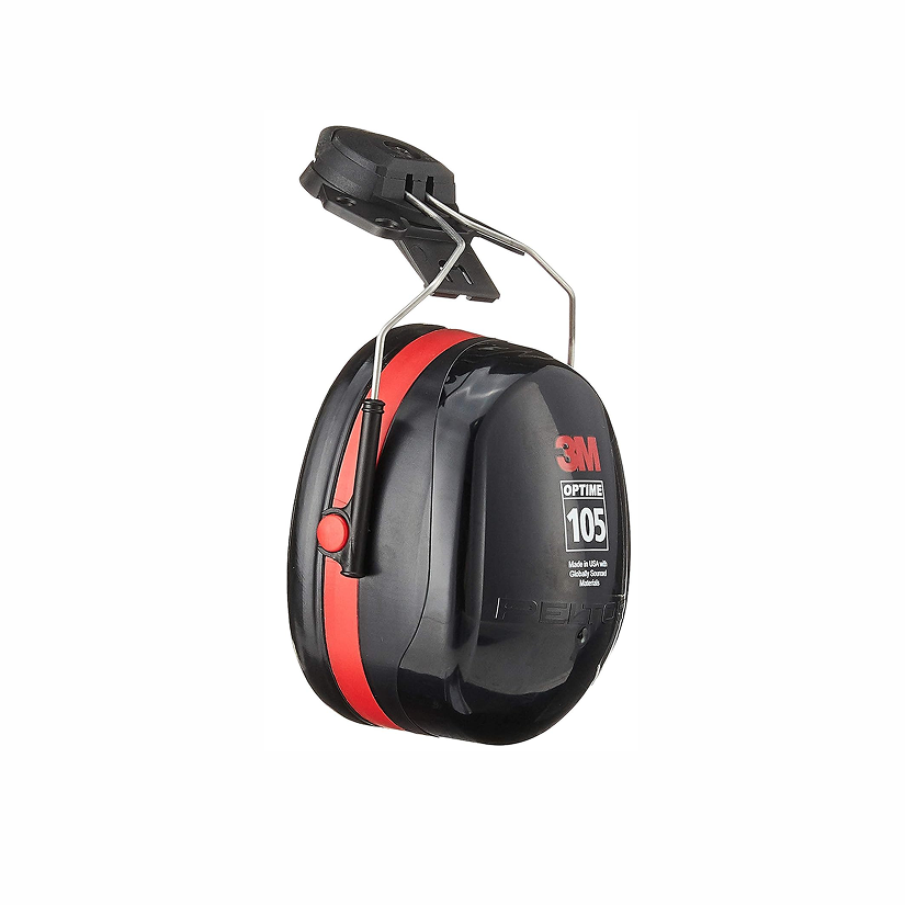 3M™ PELTOR™ Optime™ 105 Earmuffs H10P3E, Hard Hat Attached, 10 EA/Case